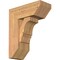 Ekena Millwork Balboa Slat Smooth Bracket w/ Offset Brace, Western Red Cedar, 7 1/2"W x 18"D x 22"H BKT0806X18X22BOA06SWR - alternate 1